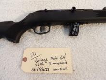 Savage Model 64 22 LR Semi Auto w/3 magazines NEVER FIRED