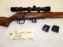 Marlin Model 25MN 22 Magnum Bolt Action w/Bushnell Banner 3-8x32 Scope w/3 Magazines