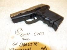 SCCY Model DVG1 9mm Pistol w/3 Magazines NIB