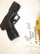 Taurus GX4 9mm Pistol w/4 magazines, extra back strap, hard case NIB