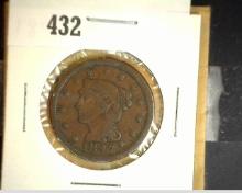 1847 U.S. Large Cent, VF.