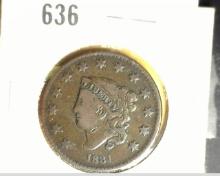1831 U.S. Large Cent.