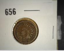 1863 Indian Head Cent, Fine.