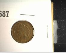 1895 Indian Head Cent, EF.