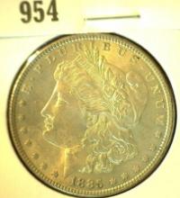 1885 P Morgan Silver Dollar, Uncirculated.