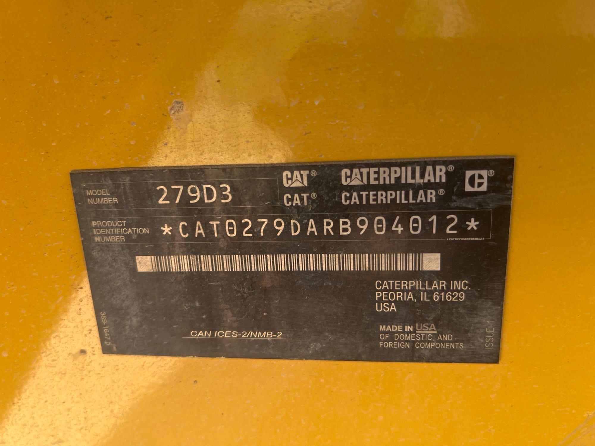 2022 CATERPILLAR 279D3 SKID STEER