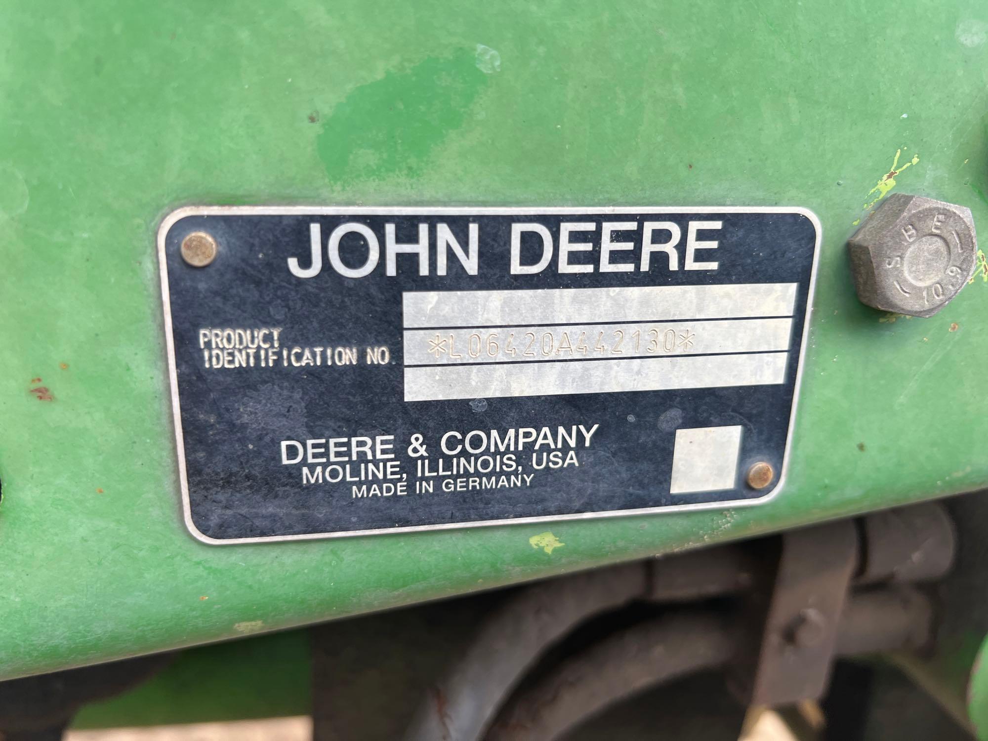 JOHN DEERE 6420 TRACTOR