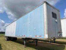 1997 WABASH 102" X 53' T/A VAN TRAILER