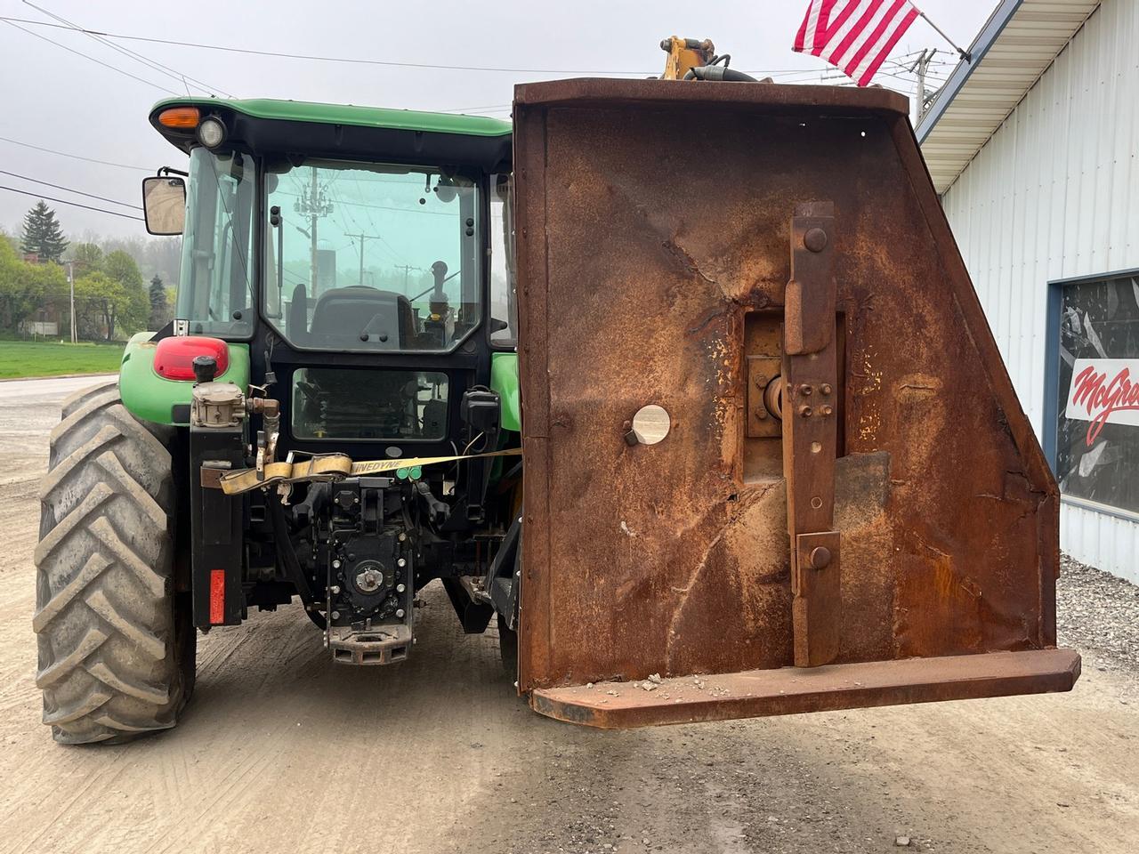 John Deere 5083E Tractor with Boom Mower