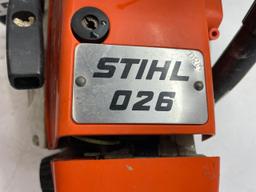 Stihl 026 Chainsaw