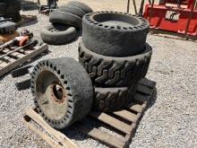 10-16.5 Solid Skid Steer Tires