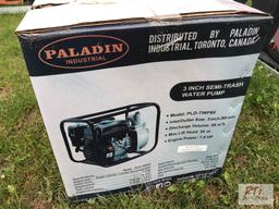 New Paladin 3in semi trash water pump