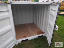 6x6 double door container