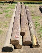 12ft Fence Posts, Made from telephone poles,