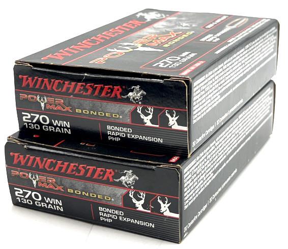 (2) Winchester Power Max 270 Caliber Ammo