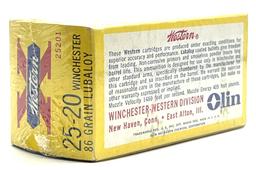 (1) Western 25-20 Winchester Ammunition