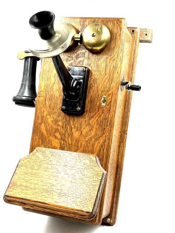 Antique Western Electric Company Crank Telephone