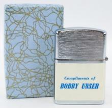 Vintage Bobby Unser "F*** It!" Racing Lighter