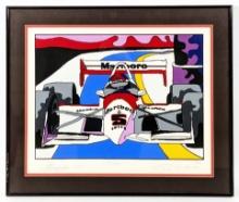 Emerson Fittipaldi Framed Print By Ray Masters