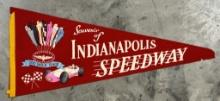 1950s-60s Indianapolis Speedway Auto Race Pennant