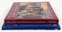 (3) Racing Art Related Books