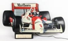 1993 Marlboro Illuminated Indy Race Car Sign