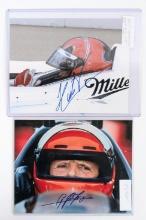 A.J. Foyt & Helio Castroneves Signed Photographs