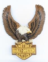 1980's Harley-Davidson Plastic Molded Eagle Sign