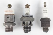 Vtg Champion , AC, & Wizard Motorcycle Spark Plugs