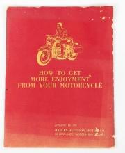 1940-50 Harley-Davidson Enjoyment Race & Game Book