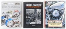 (3) Harley-Davidson Hardback Coffee Table Books