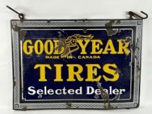Scarce Early DSP Goodyear Tires Dealer Sign