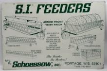 Vintage DST Schoessow Inc Feeders Farm Sign