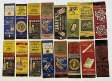 (16) Vintage Beer Advertising Matchbooks & More