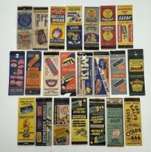 Lot Of Vintage Pharmacy Advertising Matchbooks
