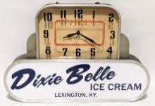 Dixie Belle Ice Cream Advertising Lackner Clock