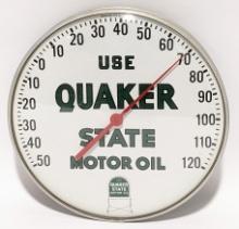 Quaker State Motor Oil Advertising Thermometer