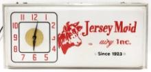 Vintage Jersey Maid Dairy Inc Advertising Clock