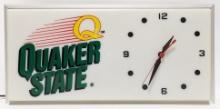 Vintage Quaker State Motor Oil Advertising Clock