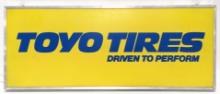 Vintage Toyo Tires Lighted Advertising Sign