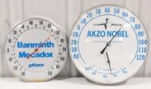 Akzo Nobel & Pfizer Advertising Thermometer's