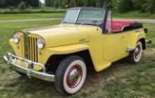 Immaculate 1949 Willys Jeepster Convertible