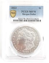 2023 Unc. U.S. Morgan Silver Dollar PCGS MS 70