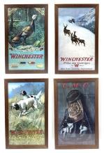 (4) Winchester Advertising Framed Prints
