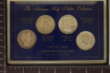 AMERICAN SILVER HALF DOLLAR COLLECTION FEATURING