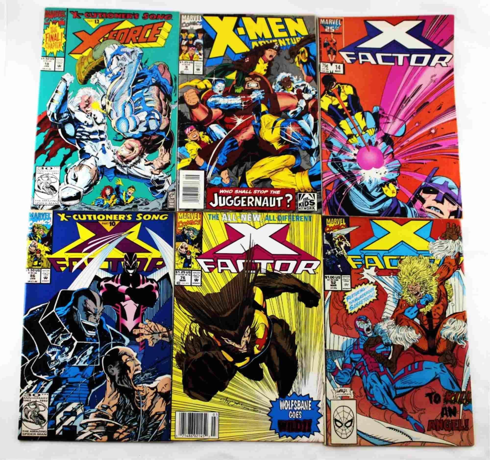 14 X-FORCE AND X-FACTOR COMIC BOOKS