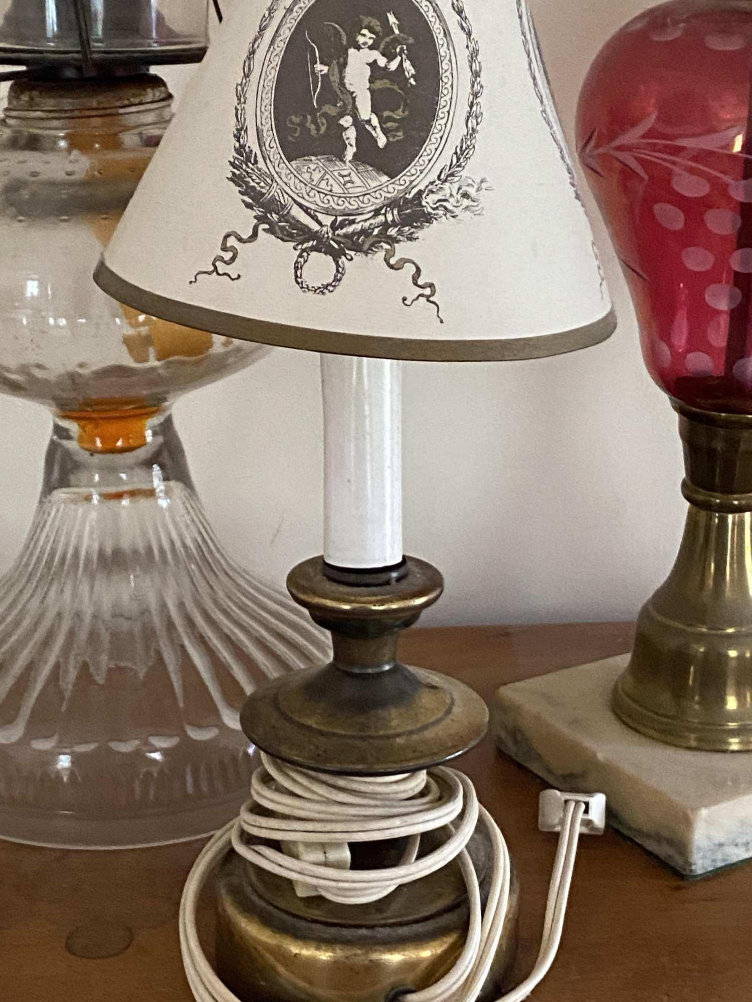 GROUP OF FOUR TABLE LAMPS