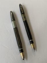 PAIR OF VINTAGE SHEAFFER FOUNTAIN PENS