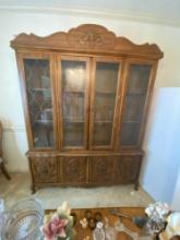 TWO DOOR GLASS FRONT DISPLAY / CHINA CABINET