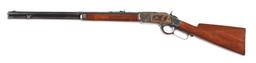 (A) FINE SPECIAL ORDER WINCHESTER MODEL 1873 LEVER ACTION RIFLE,